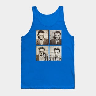 Four Faces, One Mistake: The Mugshot of a Man with a Shifting Identity Tank Top